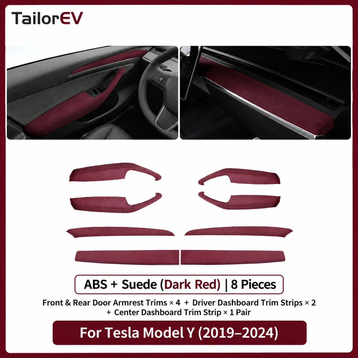 Tesla Suede Door Handle & Interior Trim Kits — photo 72