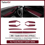 Tesla Suede Door Handle & Interior Trim Kits