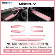 Tesla Suede Door Handle & Interior Trim Kits