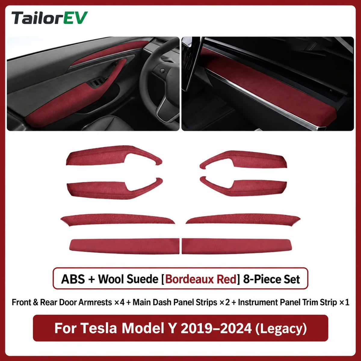 Tesla Suede Door Handle & Interior Trim Kits — photo 71