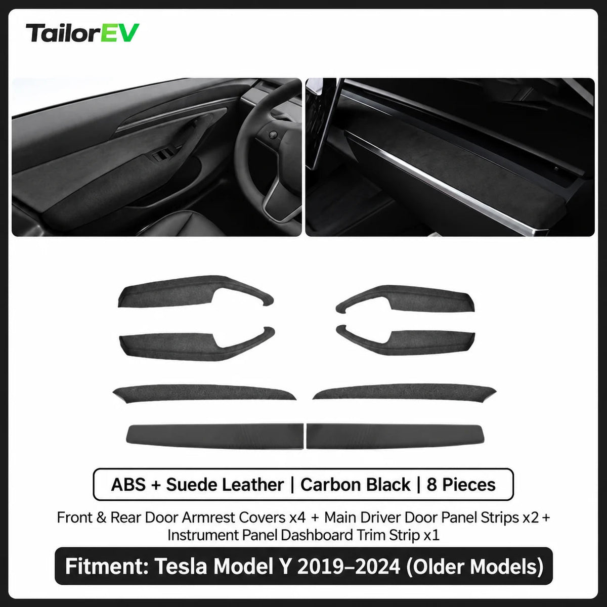 Tesla Suede Door Handle & Interior Trim Kits — photo 63