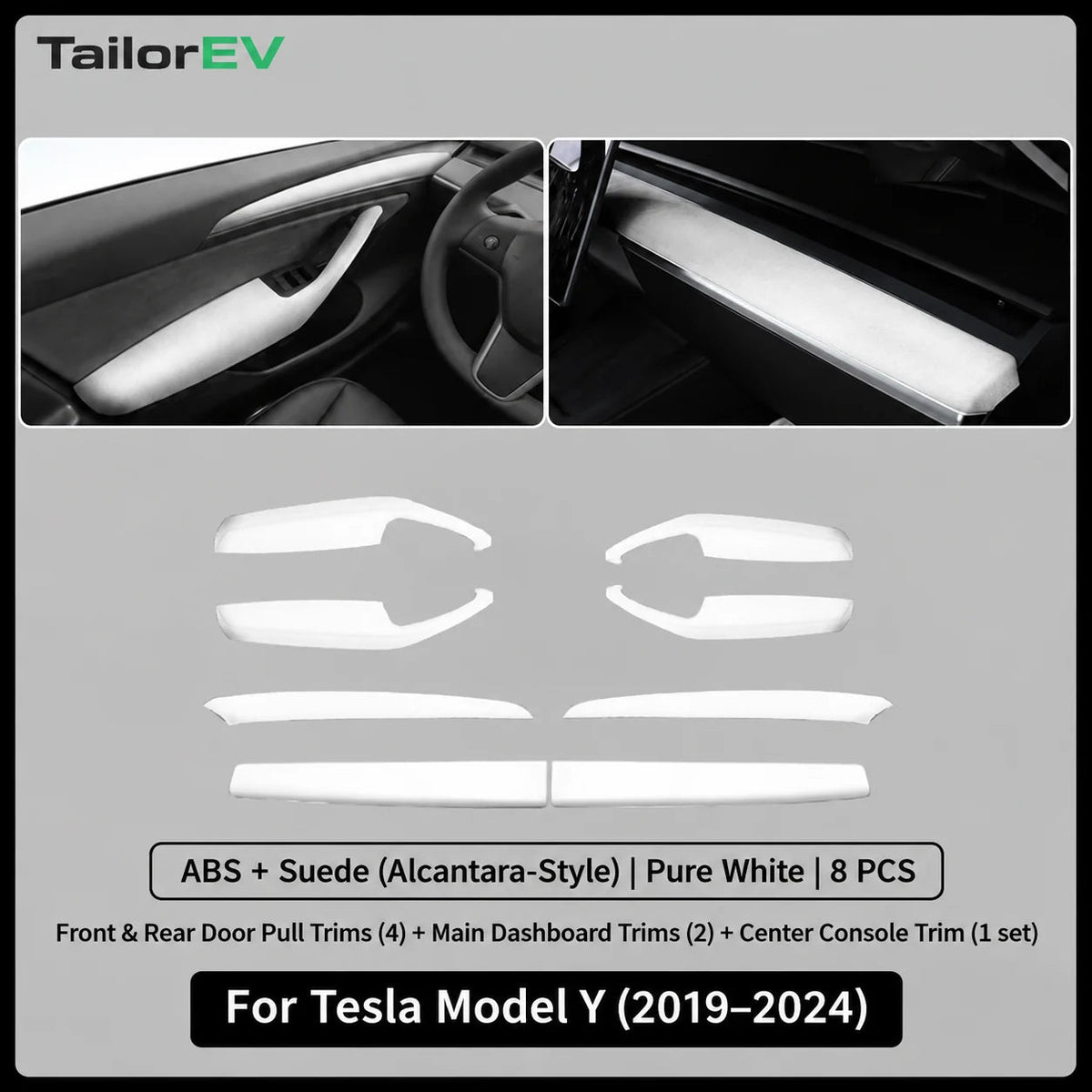 Tesla Suede Door Handle & Interior Trim Kits — photo 66