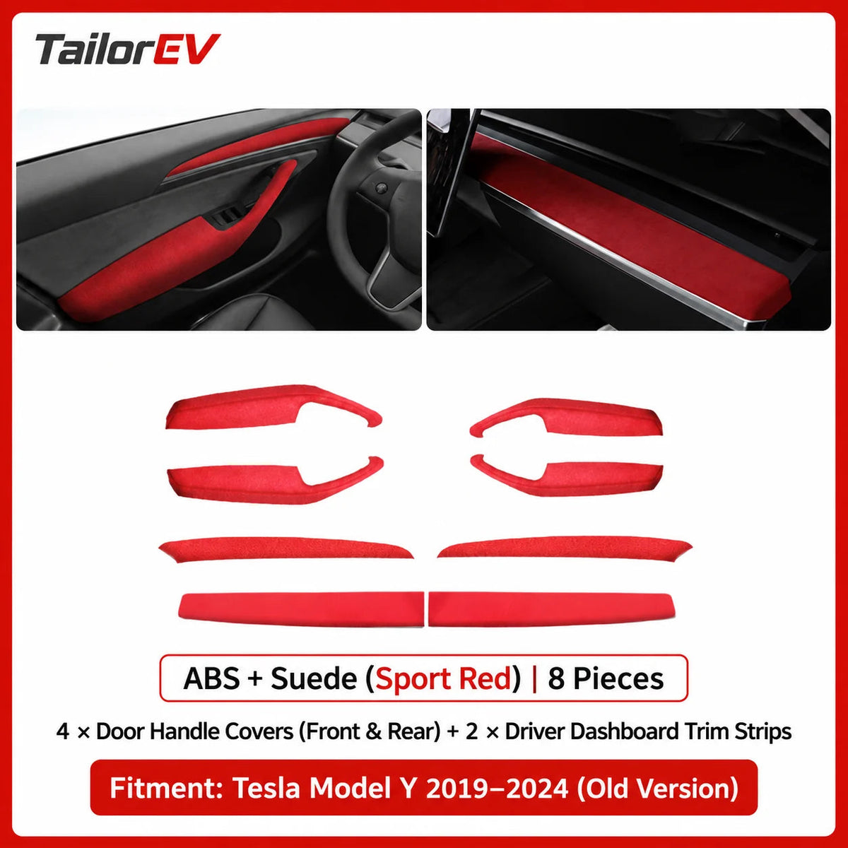 Tesla Suede Door Handle & Interior Trim Kits — photo 70