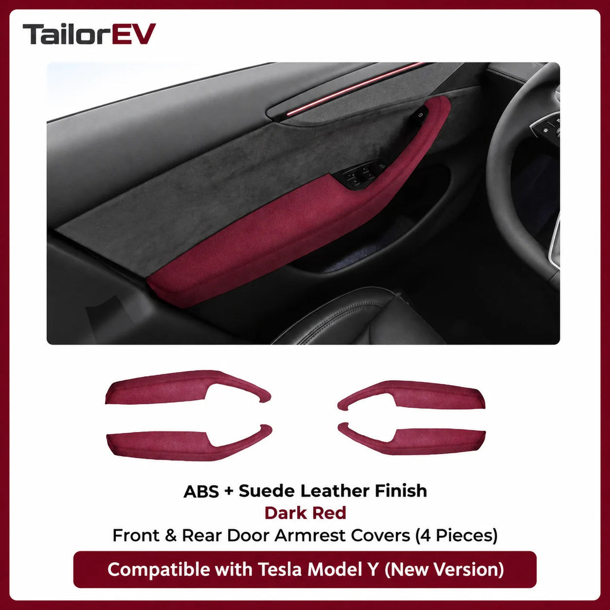 Tesla Suede Door Handle & Interior Trim Kits — photo 28