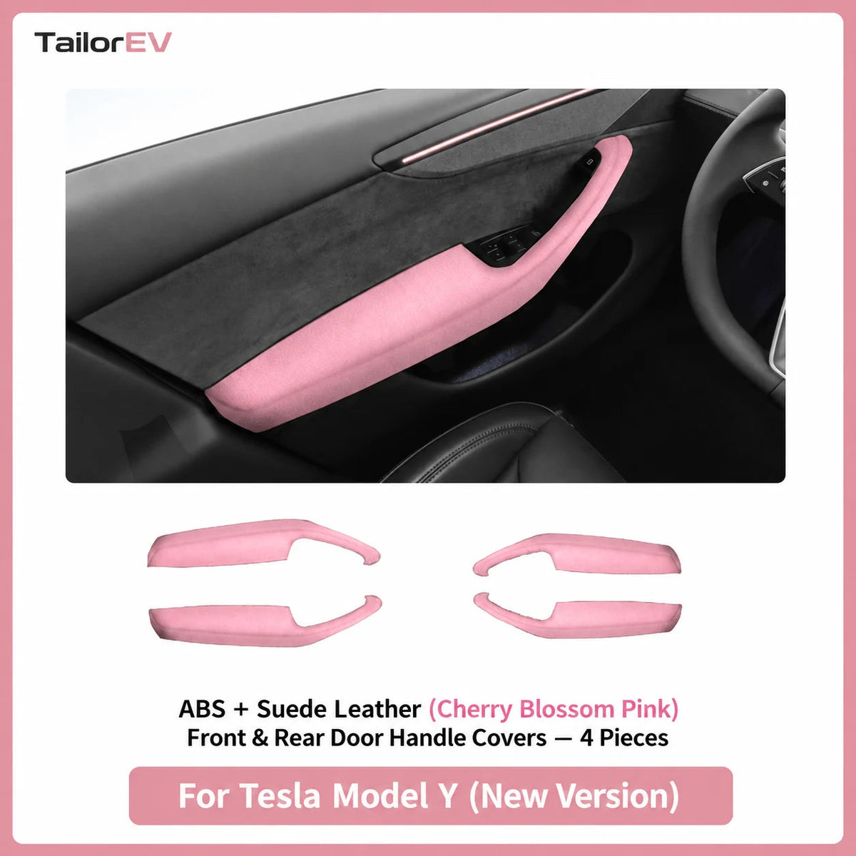 Tesla Suede Door Handle & Interior Trim Kits — photo 11