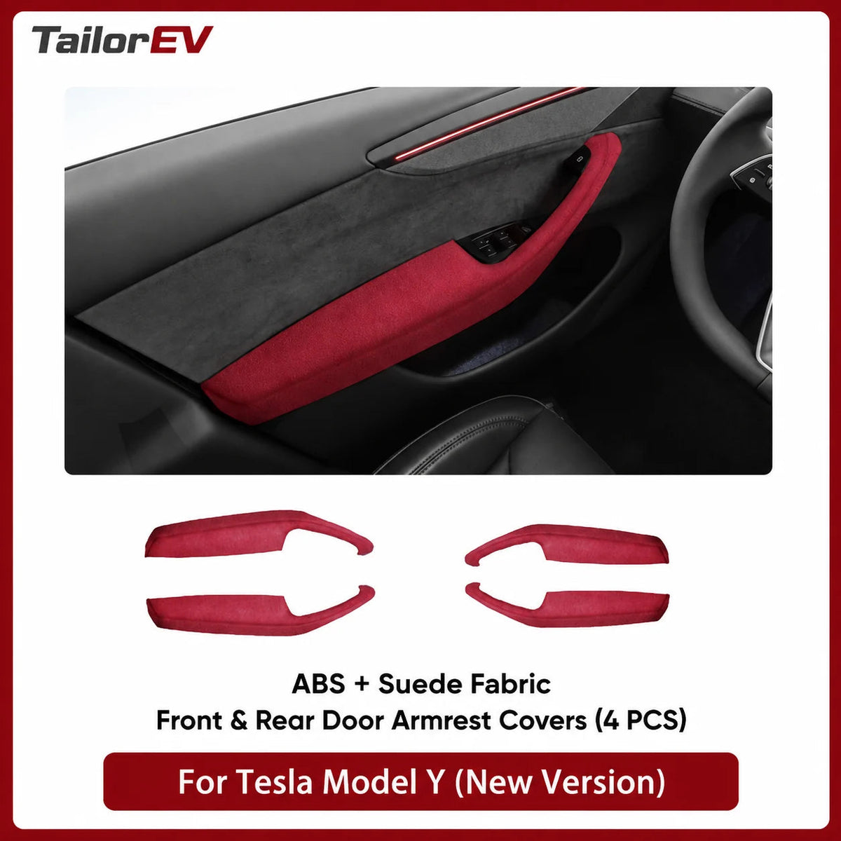Tesla Suede Door Handle & Interior Trim Kits — photo 14