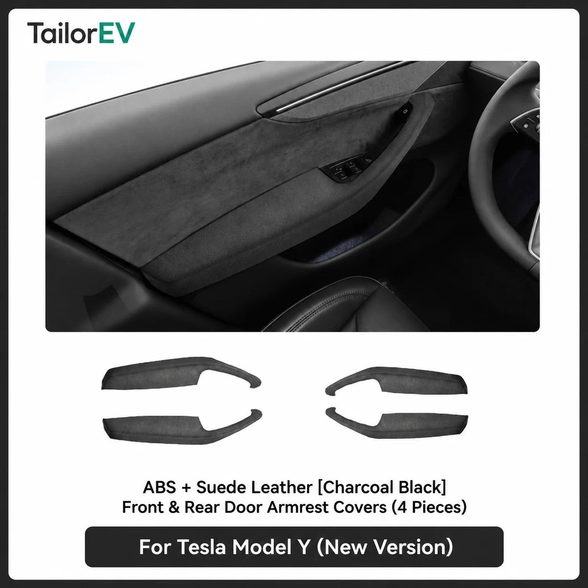 Tesla Suede Door Handle & Interior Trim Kits — photo 7