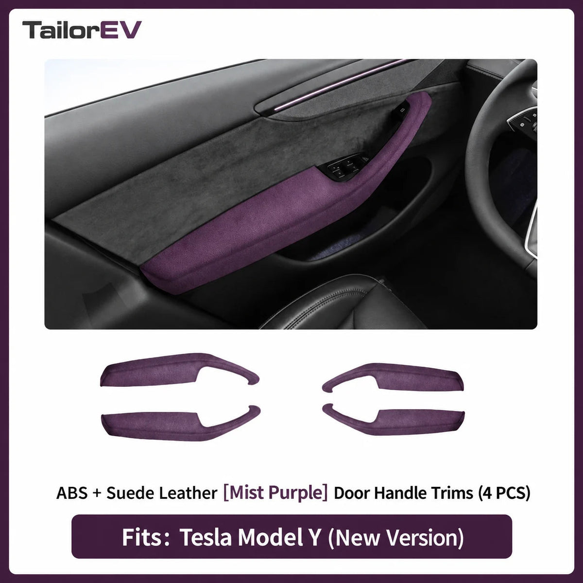 Tesla Suede Door Handle & Interior Trim Kits — photo 9
