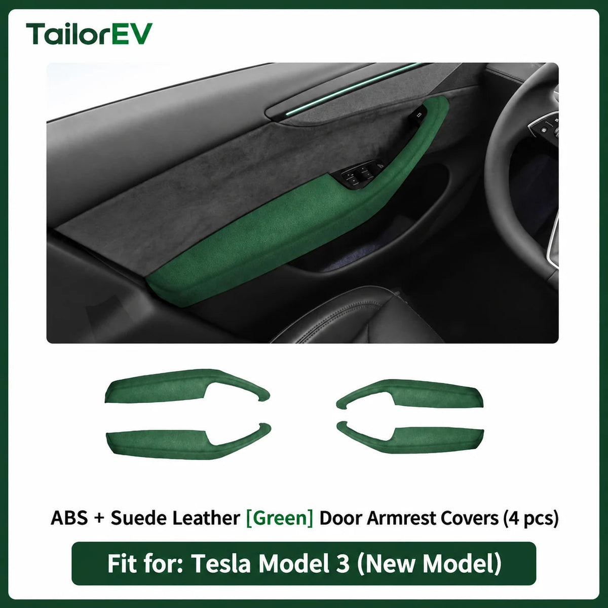 Tesla Suede Door Handle & Interior Trim Kits — photo 23