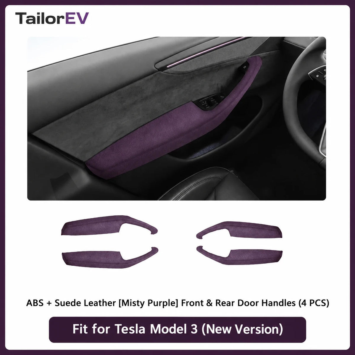 Tesla Suede Door Handle & Interior Trim Kits — photo 20