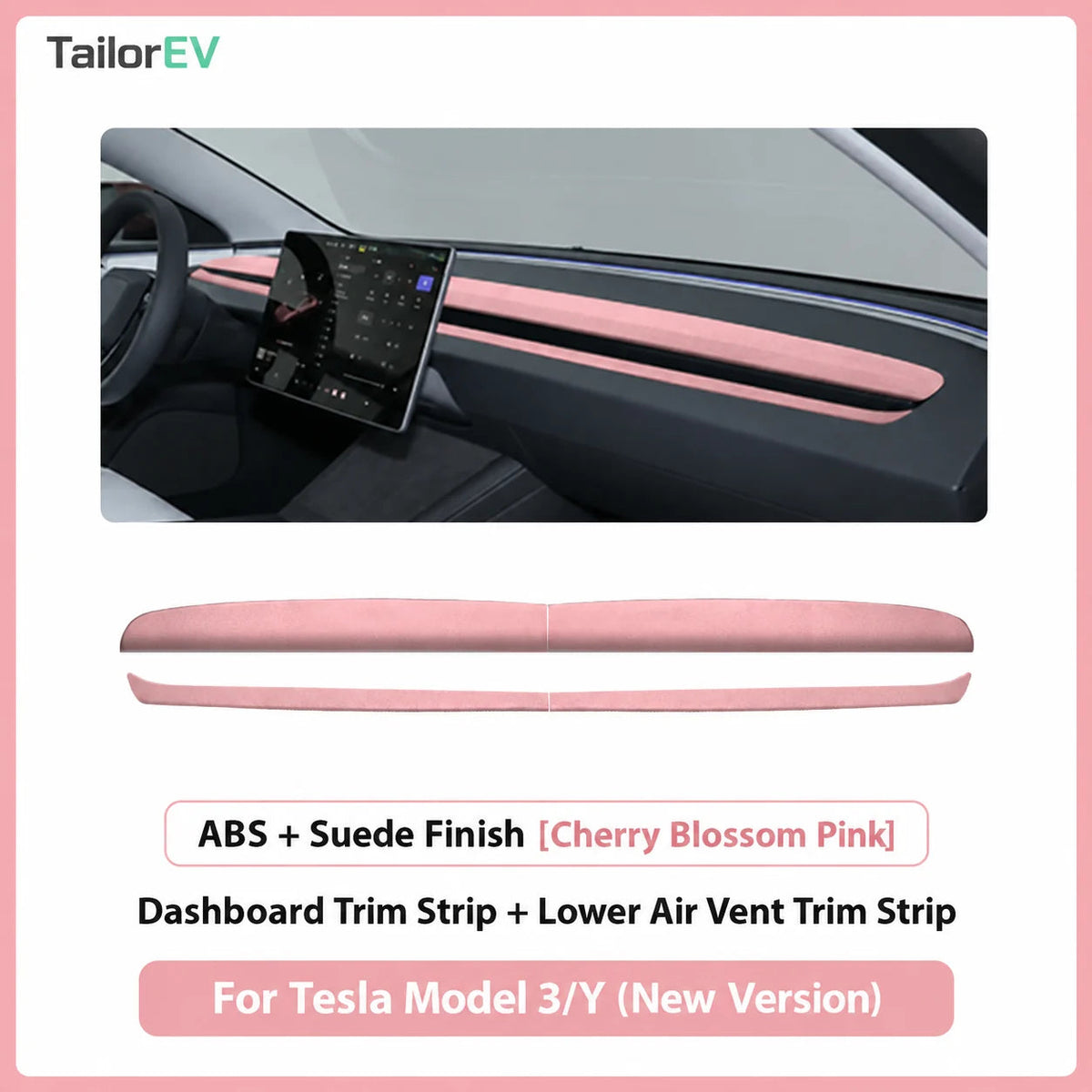 Tesla Suede Door Handle & Interior Trim Kits — photo 33