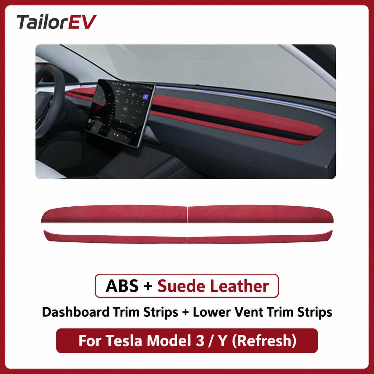 Tesla Suede Door Handle & Interior Trim Kits — photo 37