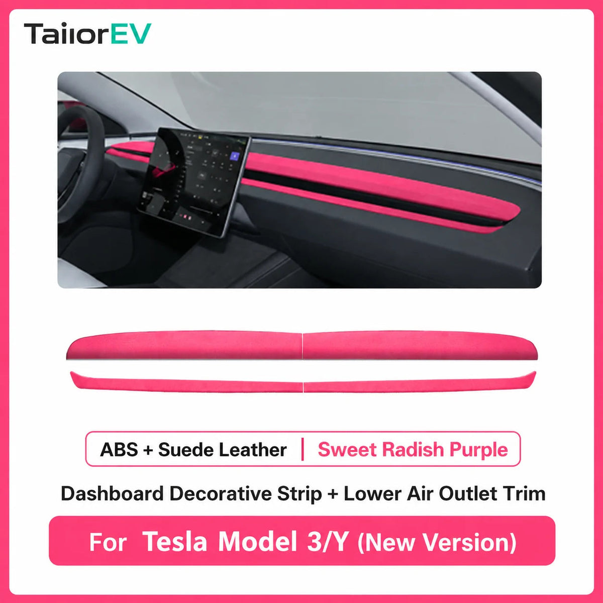 Tesla Suede Door Handle & Interior Trim Kits — photo 39
