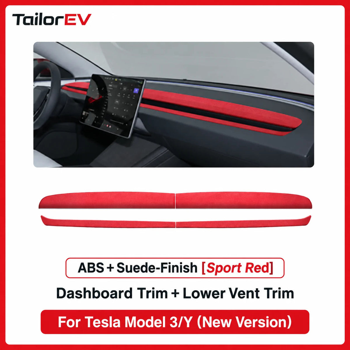 Tesla Suede Door Handle & Interior Trim Kits — photo 36