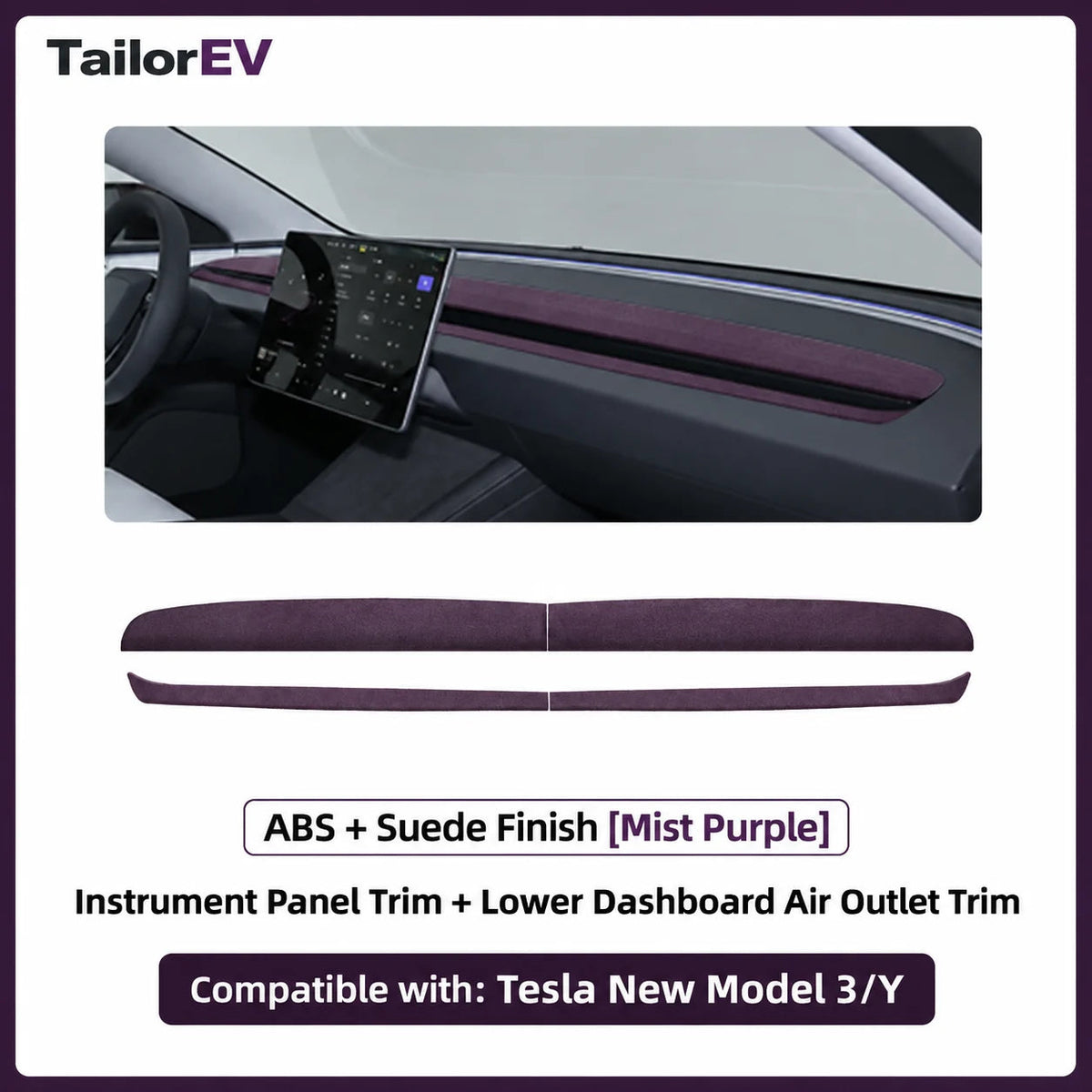 Tesla Suede Door Handle & Interior Trim Kits — photo 31