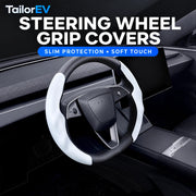 Tesla Anti-Stain Steering Wheel Grip Covers