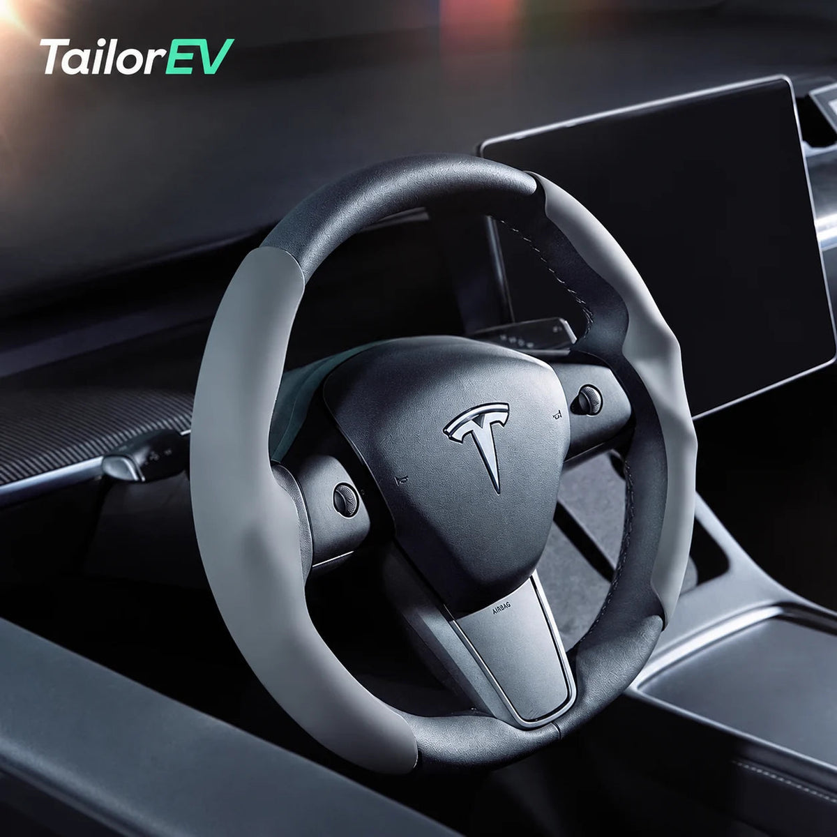Tesla Anti-Stain Steering Wheel Grip Covers — photo 9