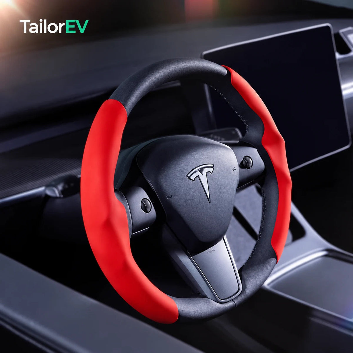 Tesla Anti-Stain Steering Wheel Grip Covers — photo 10