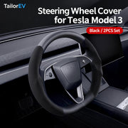 Tesla Anti-Stain Steering Wheel Grip Covers