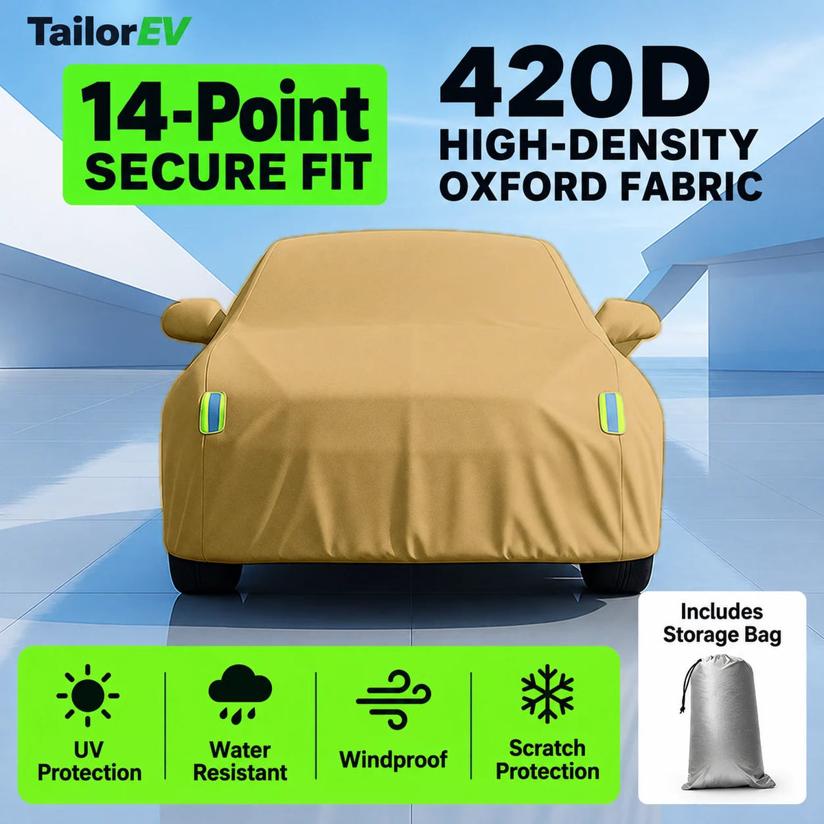 Tesla All-Weather Fitted Car Cover — photo 9