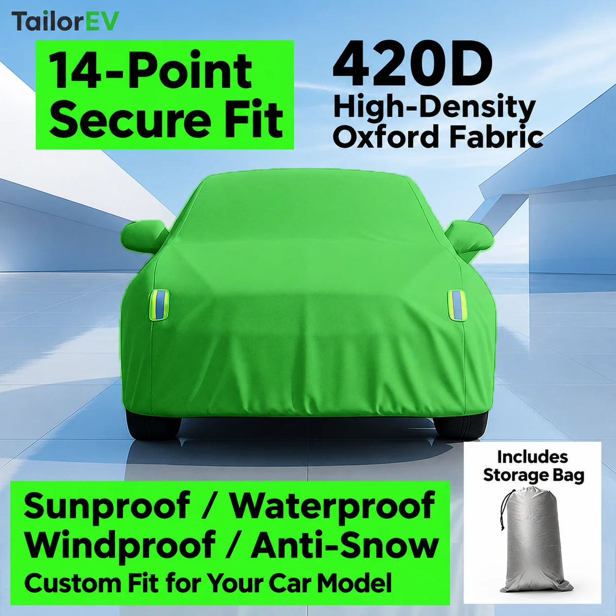 Tesla All-Weather Fitted Car Cover — photo 10