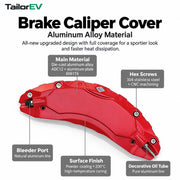 Tesla Aluminum Brake Caliper Covers