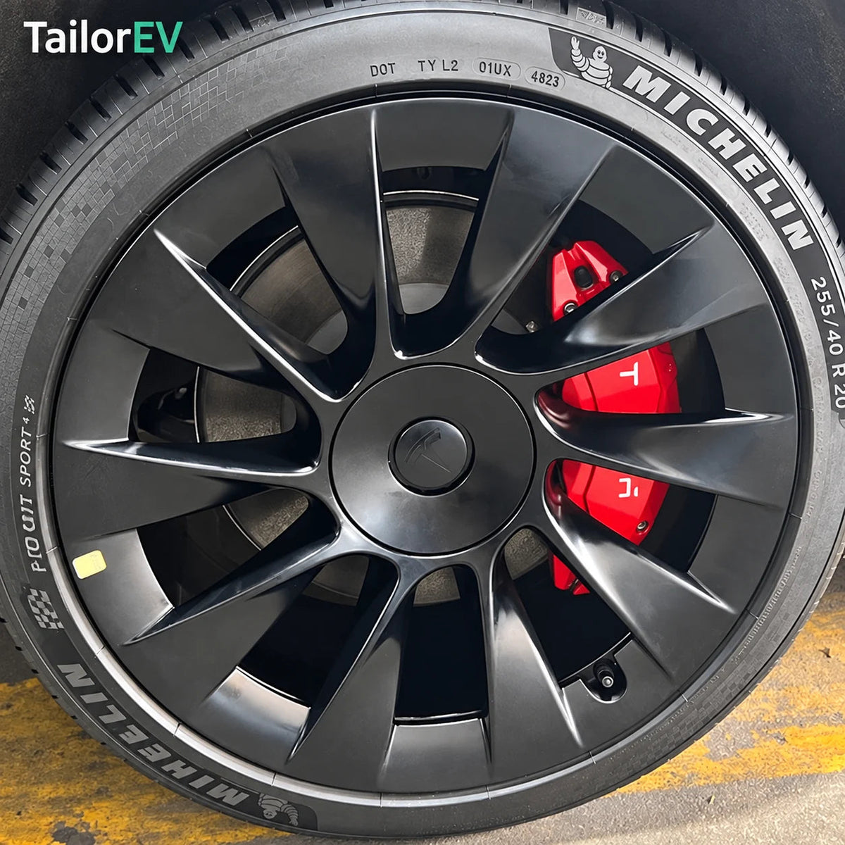 Tesla Aluminum Brake Caliper Covers — photo 8