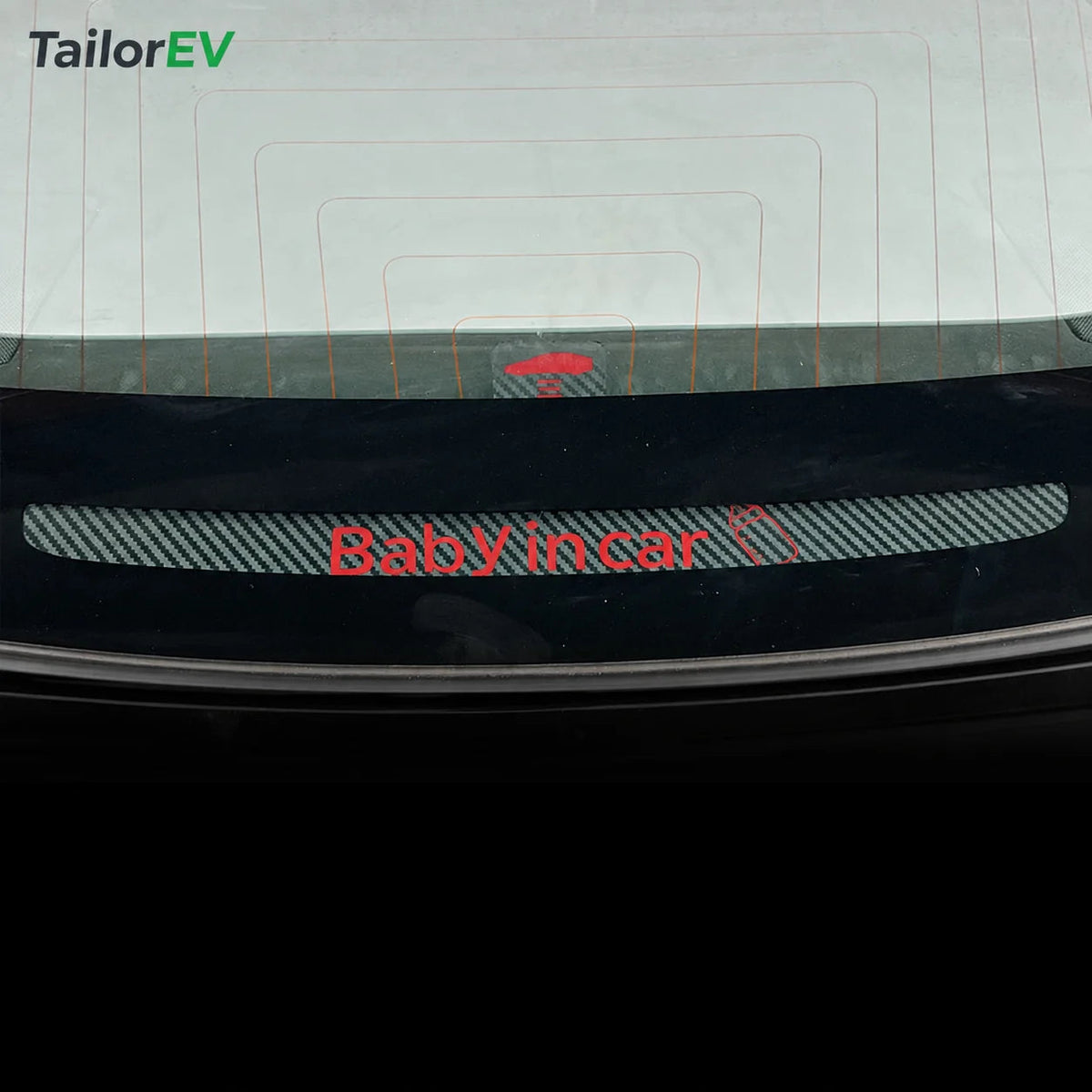 Tesla High-Mount Brake Light Projection Decals — photo 15