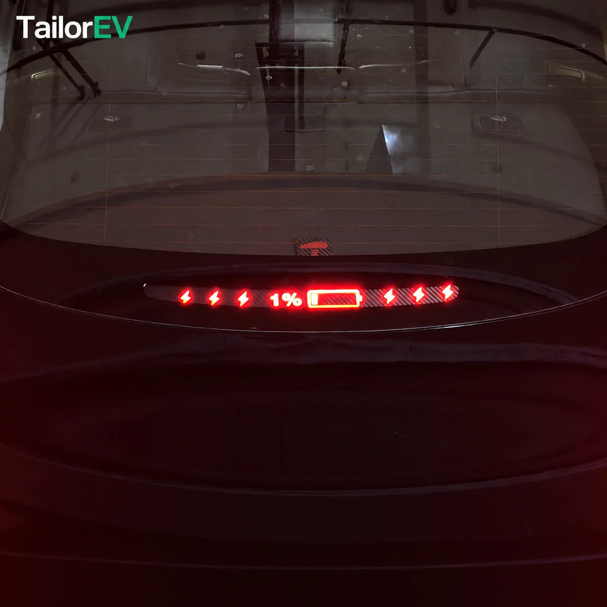 Tesla High-Mount Brake Light Projection Decals — photo 13