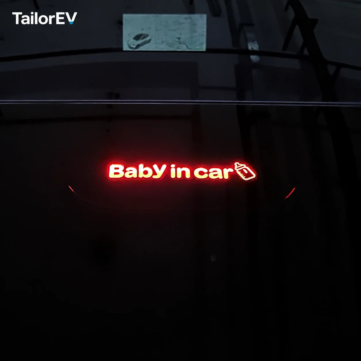 Tesla High-Mount Brake Light Projection Decals — photo 10