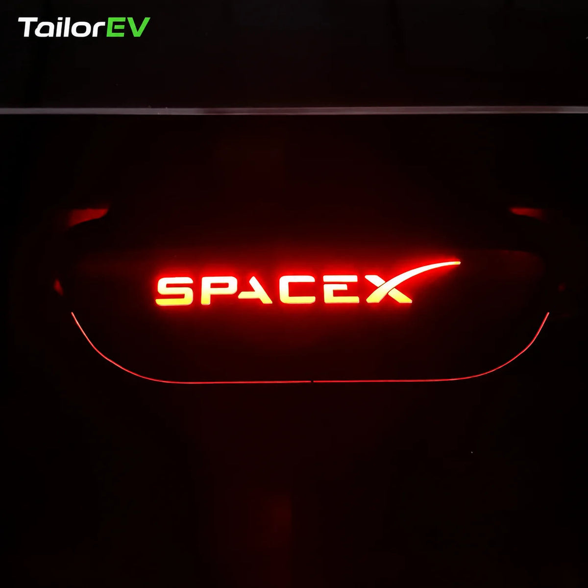 Tesla High-Mount Brake Light Projection Decals — photo 11