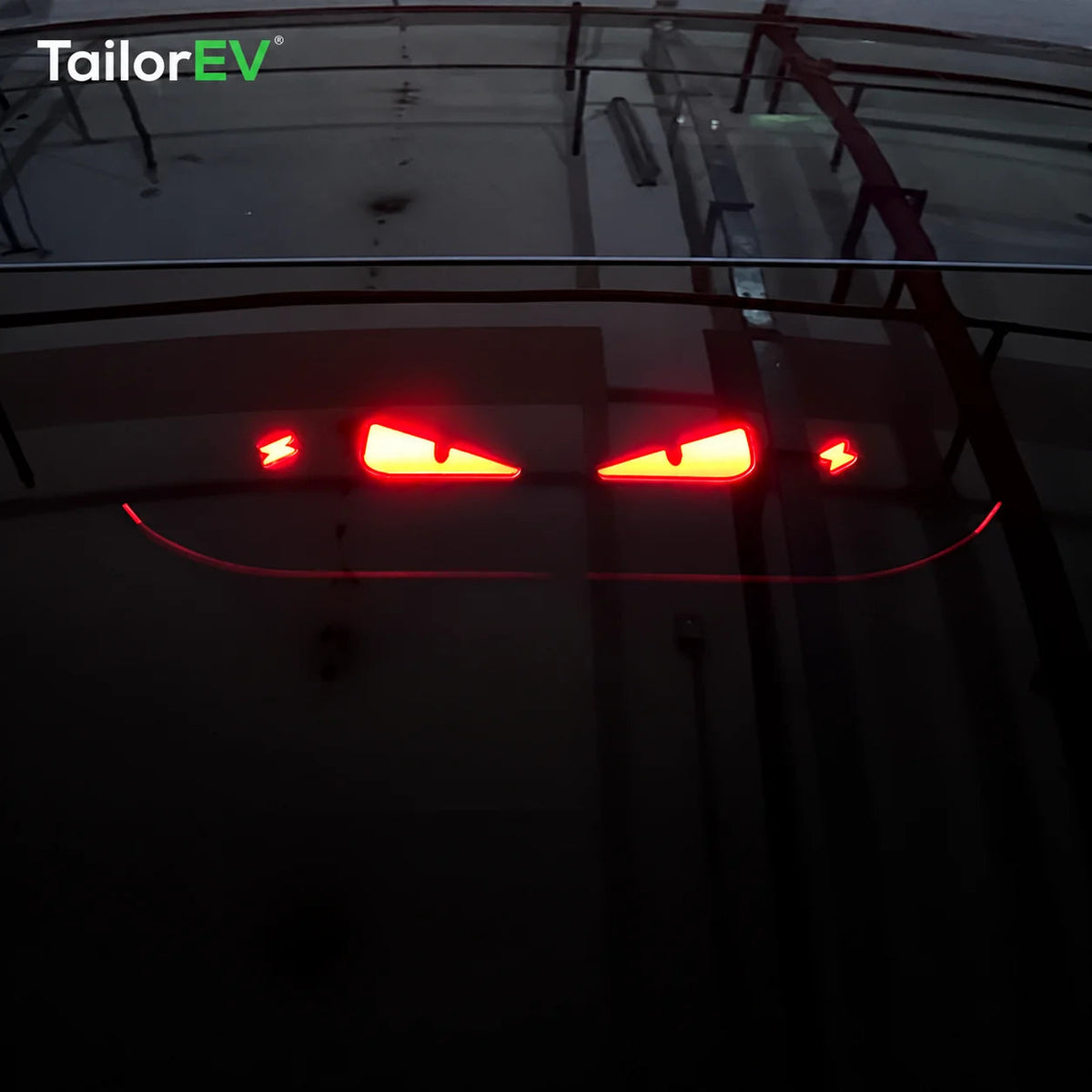 Tesla High-Mount Brake Light Projection Decals — photo 7