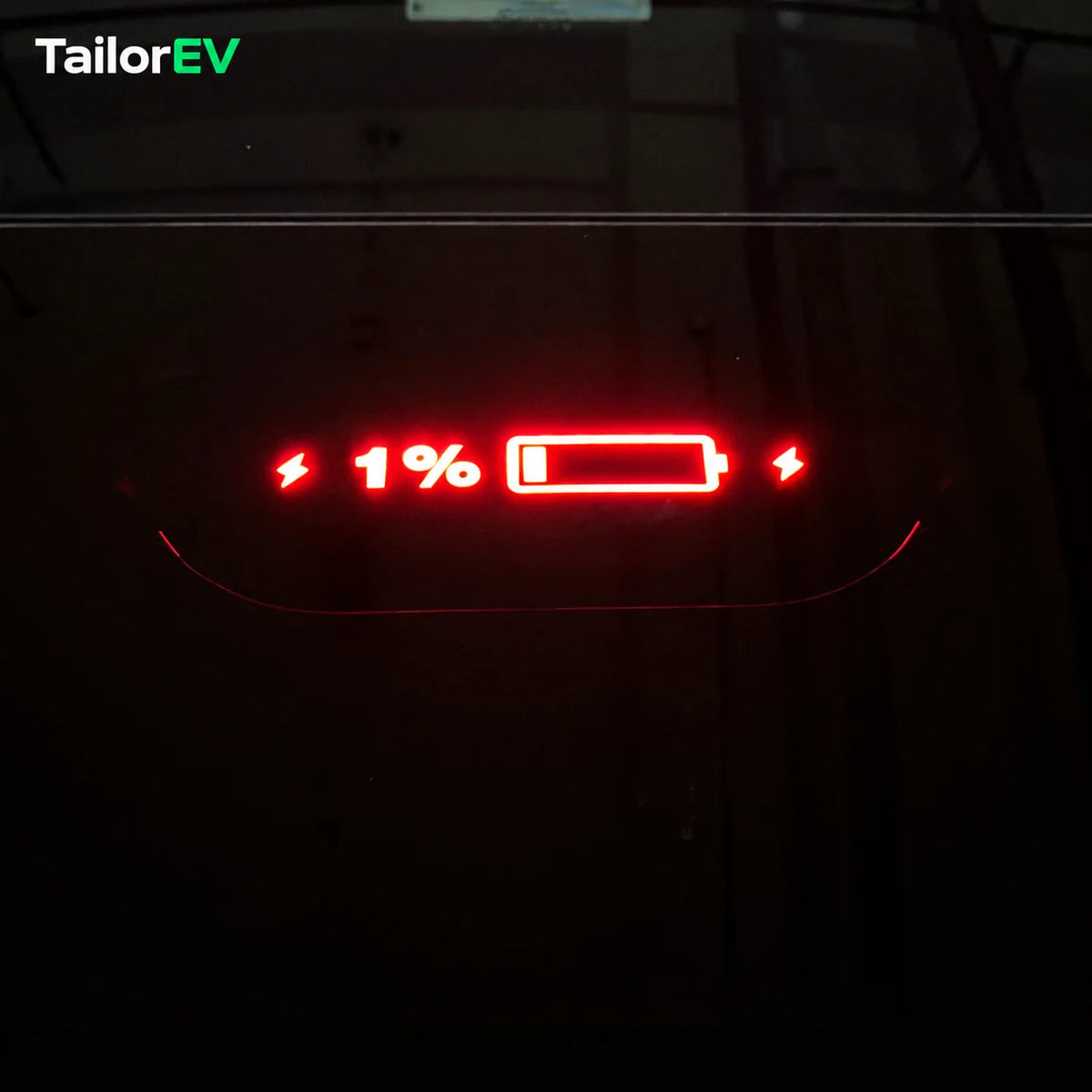 Tesla High-Mount Brake Light Projection Decals — photo 8