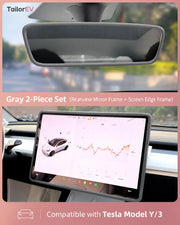Tesla Interior Rearview Mirror Silicone Cover