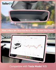 Tesla Interior Rearview Mirror Silicone Cover