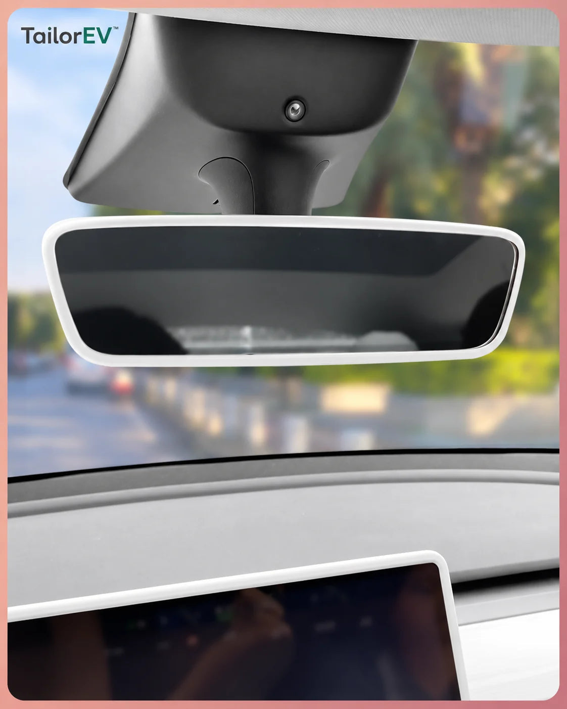 Tesla Interior Rearview Mirror Silicone Cover — photo 7