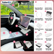 Tesla Center Screen Protective Frame & Interior Kits
