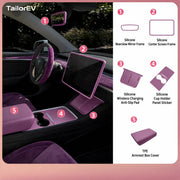 Tesla Center Screen Protective Frame & Interior Kits
