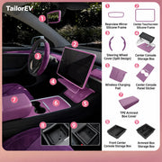 Tesla Center Screen Protective Frame & Interior Kits