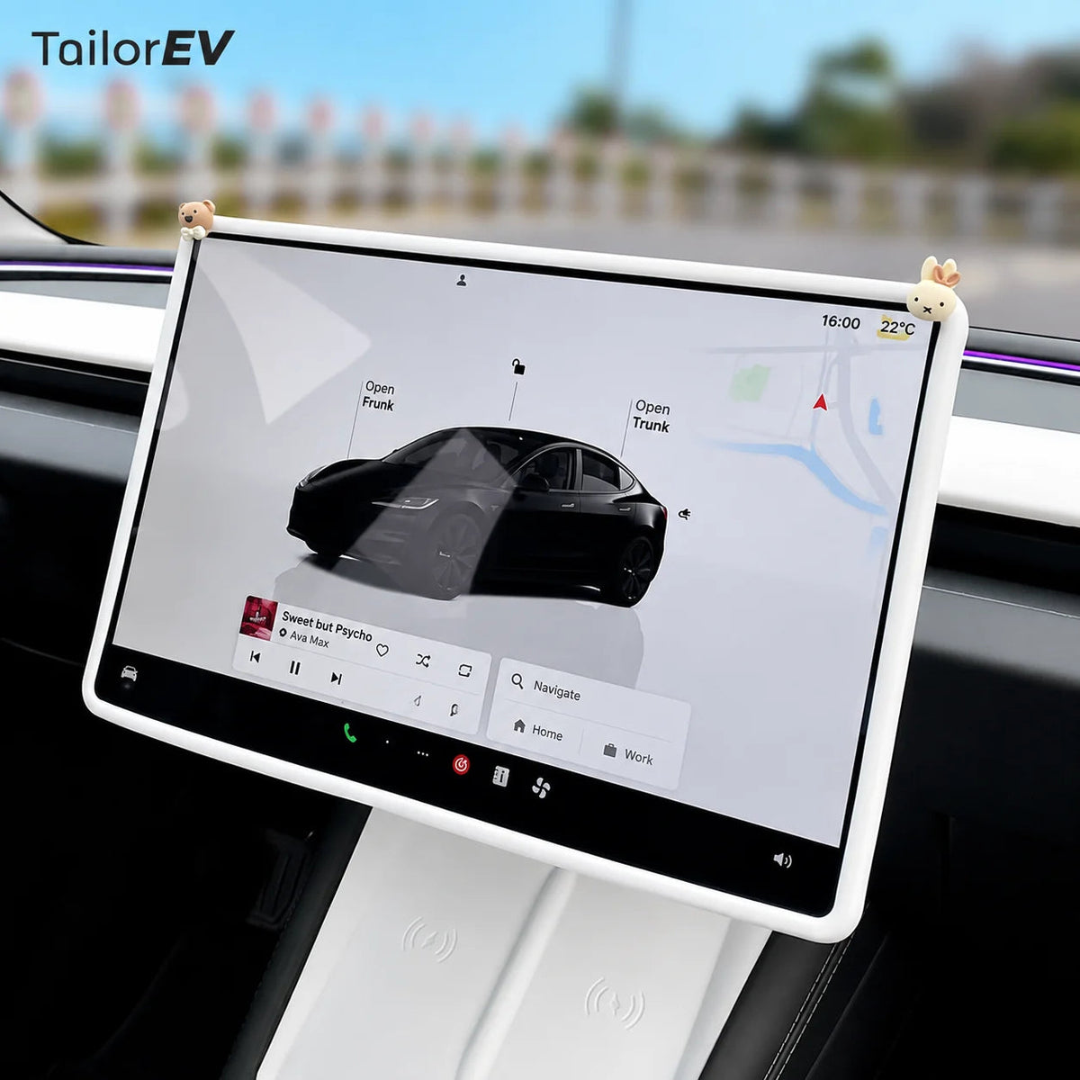 Tesla Center Screen Protective Frame & Interior Kits — photo 11
