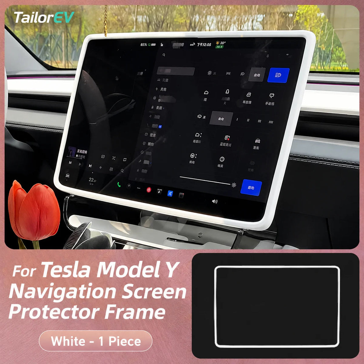 Tesla Center Screen Protective Frame & Interior Kits — photo 13