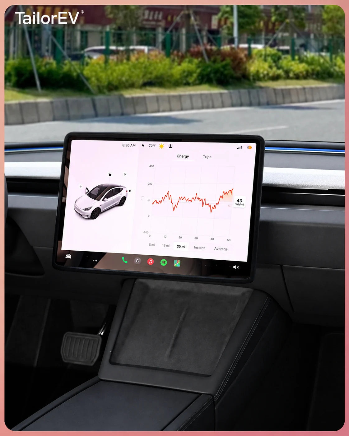 Tesla Center Screen Protective Frame & Interior Kits — photo 14