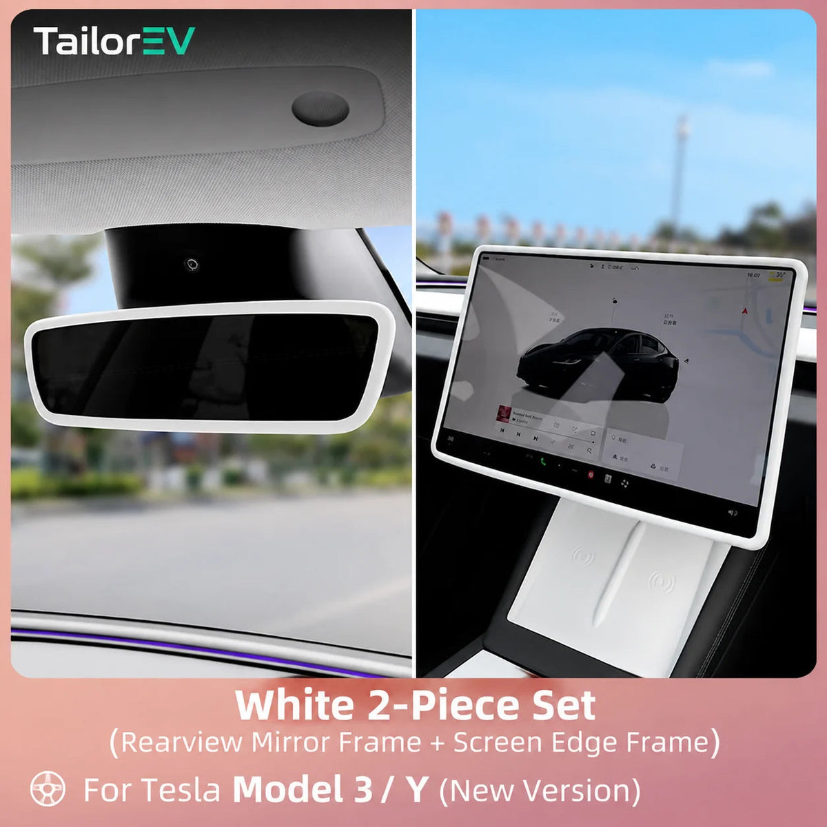 Tesla Center Screen Protective Frame & Interior Kits — photo 12