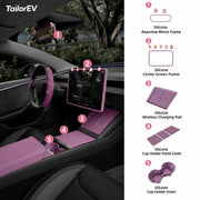 Tesla Center Screen Protective Frame & Interior Kits