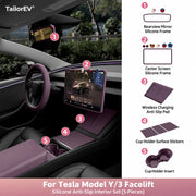 Tesla Center Screen Protective Frame & Interior Kits