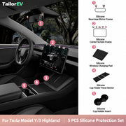 Tesla Center Screen Protective Frame & Interior Kits