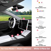 Tesla Center Screen Protective Frame & Interior Kits