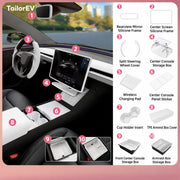 Tesla Center Screen Protective Frame & Interior Kits