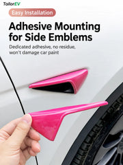 Tesla Emblem, Handle & Camera Accent Decal Kits