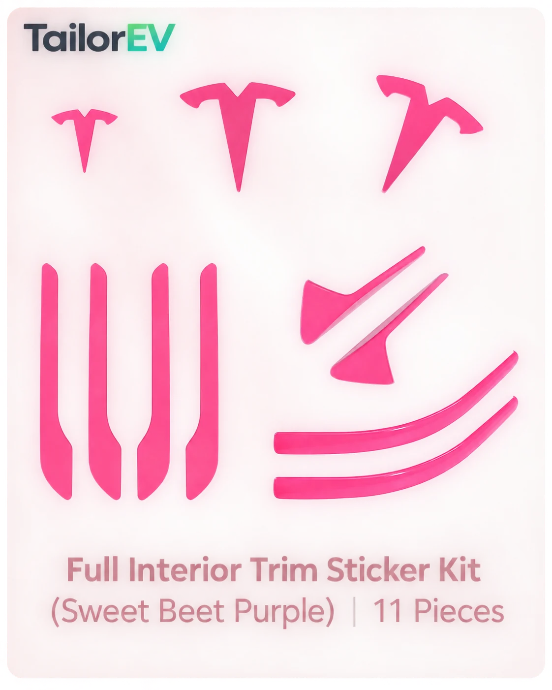 Tesla Emblem, Handle & Camera Accent Decal Kits — photo 25